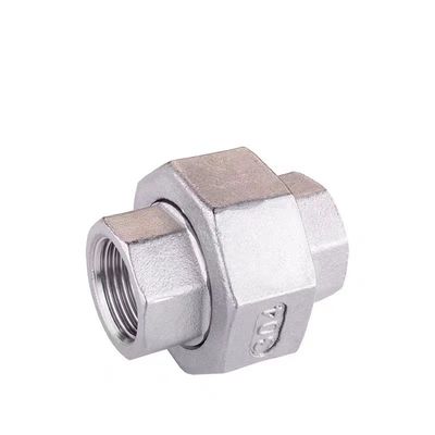 Hexagon Head Stainless Steel Double Internal Thread Coupling Connector NPT BSP 1/4''-4.0