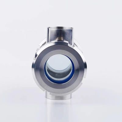 SS304/SS316L Stainless Steel 4 Way Cross Union Sight Glass for Hygienic Butt Welding