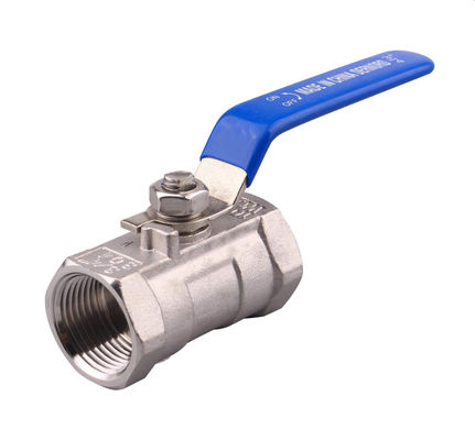 Customized Stainless Steel Ball Valve 1PC Type NPT Standard Port for Water Oil and Gas