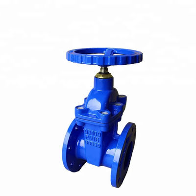 Hexagon Head PN10 PN16 Soft Seal Flange Ductile Iron Gate Valve