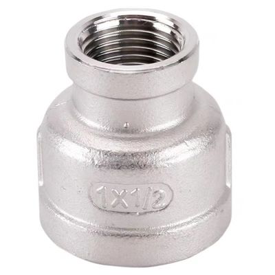 Stainless Steel 201 304 316 Npt BSP Threaded Pipe Coupling Fittings Red Socket Reducer