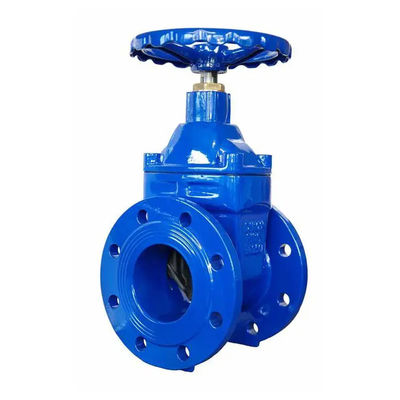 Hexagon Head PN10 PN16 Soft Seal Flange Ductile Iron Gate Valve