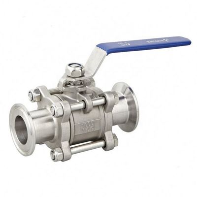 ISO9001 Certified Sanitary Stainless Steel 304/316L Tri Clamp Ball Valve for Water