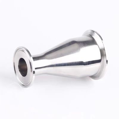 2" Tube OD to 1-1/2" Tube OD Tri-Clamp Sanitary Fitting Reducer in SS 304 316 Material