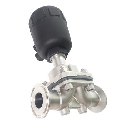Stainless Steel 316L Pneumatic Diaphragm Valve for Water Media DN15-DN57 Port Size
