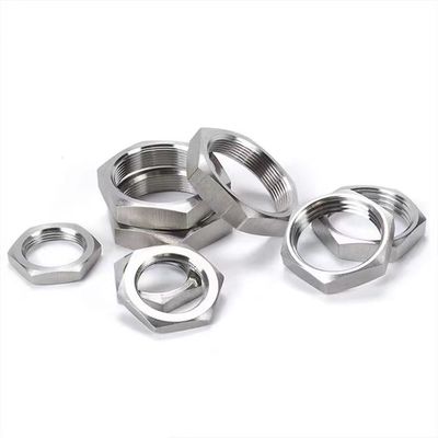1/4''-4.0'' NPT BSP BSPT WZ SS 201 304 316 Small Round Thread Hexagon Thin Nut Root