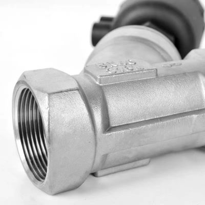 Versatile Stainless Steel Angle Seat Valve 304 316 for Different Applications 1/8"-4