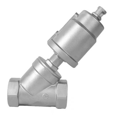 Versatile Stainless Steel Angle Seat Valve 304 316 for Different Applications 1/8"-4