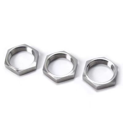 1/4''-4.0'' NPT BSP BSPT WZ SS 201 304 316 Small Round Thread Hexagon Thin Nut Root