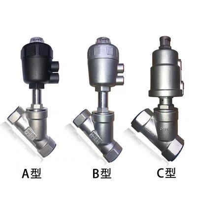 Versatile Stainless Steel Angle Seat Valve 304 316 for Different Applications 1/8"-4