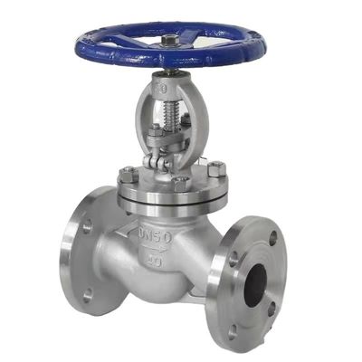 Light/Medium Duty 304 Stainless Steel Globe Valve with 2" API Flange and Manual Control