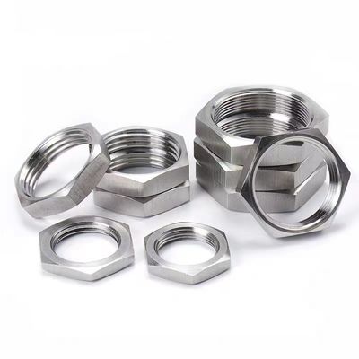 1/4''-4.0'' NPT BSP BSPT WZ SS 201 304 316 Small Round Thread Hexagon Thin Nut Root