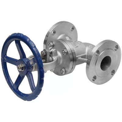 Light/Medium Duty 304 Stainless Steel Globe Valve with 2" API Flange and Manual Control