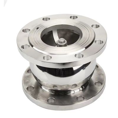 Sanitary Stainless Steel Ball Type Silencing Check Valve for Normal Temperature Media