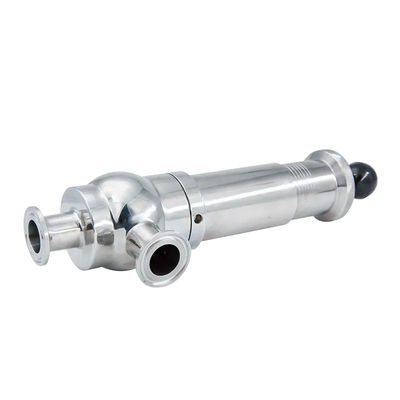Equal Sanitary Pressure Relief Valve Stainless Steel 304 316 with Scale Overflow Valve Food-Grade Adjustable Tri Clamp Safety Valve