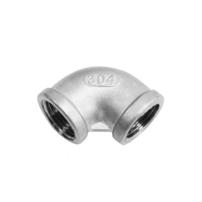 THREADED Stainless Steel Pipe Fitting SS 201 304 316 316L 90 Degree Casting NPT BSPT DIN Elbow