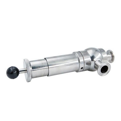 Equal Sanitary Pressure Relief Valve Stainless Steel 304 316 with Scale Overflow Valve Food-Grade Adjustable Tri Clamp Safety Valve
