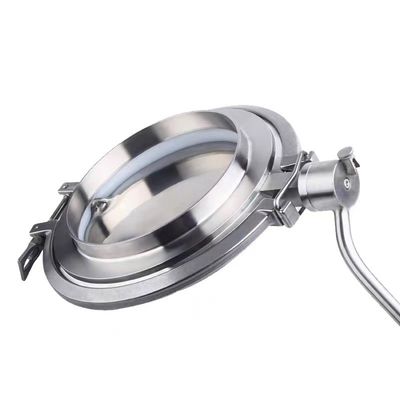 Sanitary Stainless Steel 304 316L Middle Clamp or Welded Ends Manual Wam Powder 1/8"--4