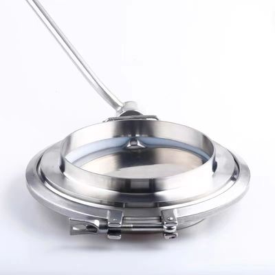 Sanitary Stainless Steel 304 316L Middle Clamp or Welded Ends Manual Wam Powder 1/8"--4