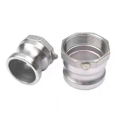 Equal WZ SS 304 316 A Type Silver Camlock Coupling Adaptor for NPT BSP Quick Connect