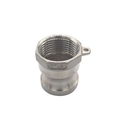 Equal WZ SS 304 316 A Type Silver Camlock Coupling Adaptor for NPT BSP Quick Connect