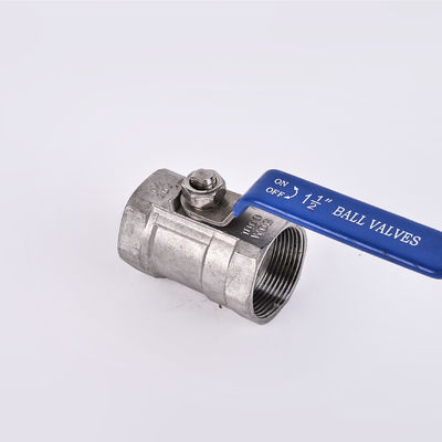 1Pc Type Threaded Female Ball Valve in DN8-DN80 Port Size with Stainless Steel Material