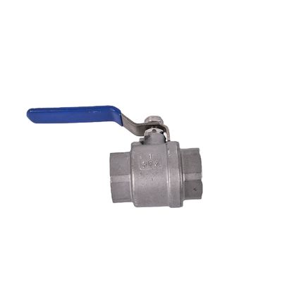 Manual Operation Stainless Steel 201/304 2PC Light Duty Two Pieces Type Ball Valve for General