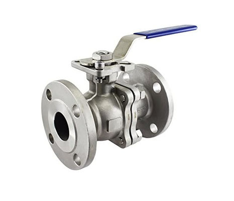 1''-8'' Flange Connection Handle Modulating Four Way Ball Valve with Hexagon Head Code