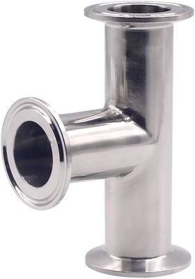 6" Length Sanitary Spool Tube with Clamp Ends Stainless Steel 304 Seamless Round Tubing