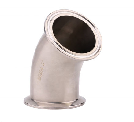 6" Length Sanitary Spool Tube with Clamp Ends Stainless Steel 304 Seamless Round Tubing