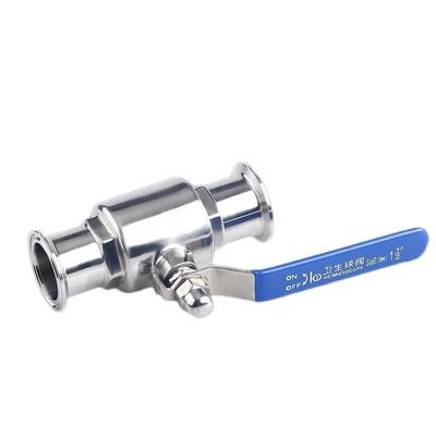 1''-8'' Standard Stainless Steel Ss 304 316 Sanitary Tri-Clamp Ball Valve with Design