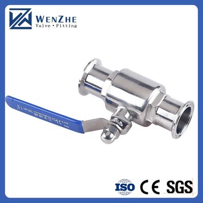 1''-8'' Standard Stainless Steel Ss 304 316 Sanitary Tri-Clamp Ball Valve with Design