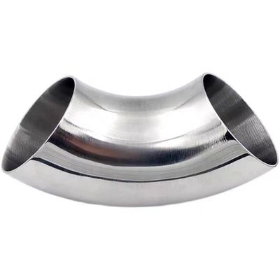 OEM Supported Stainless Steel 316L Sanitary Fitting 90 Degree Polished Weld Short Elbow