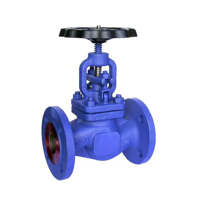 Hexagon Head Cast Iron 4 inch Flange High Temperature Steam Globe Control Valve PN16
