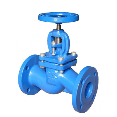 Hexagon Head Cast Iron 4 inch Flange High Temperature Steam Globe Control Valve PN16