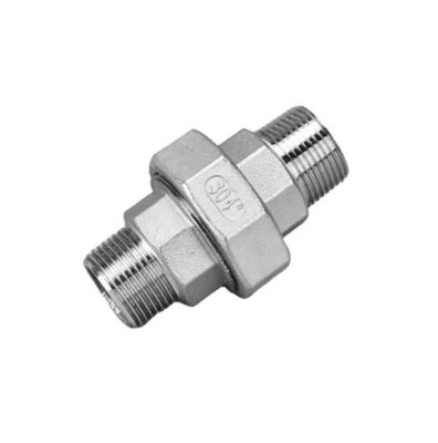 Stainless Steel 304 Threaded Fittings Male Thread Union MM Male/Male Union for Domestic