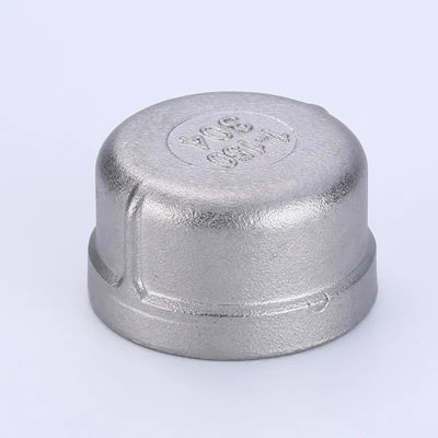 Standard 2 Inch Female Connection Stainless Steel Round Cap for Pipe End Fitting
