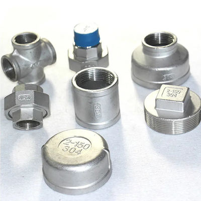 Standard 2 Inch Female Connection Stainless Steel Round Cap for Pipe End Fitting