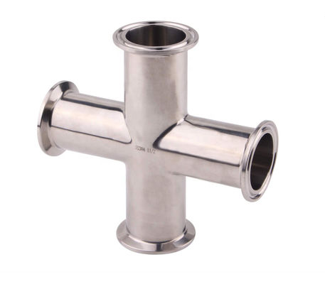 Standard 4 Way Cross Clamp Fits 1.5" Tri-clamp Sanitary Fitting Stainless Steel 304