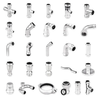 Female Thread Npt bspt bsp Standard Stainless Steel SCH 10 40 Press Pipe Fittings