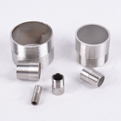201 304 NPT Male Single Ferrule Branch Thread Pipe Fitting for General Sanitary Needs