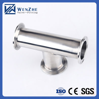 1.5" Tri-clamp Stainless Steel 304 Sanitary Fitting 3-Way Clamp Tee for 38mm Pipe OD