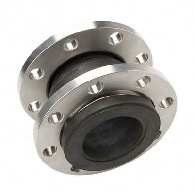 Stainless Steel Flange Connection Flexible Rubber Expansion Joint with SILVER Coating