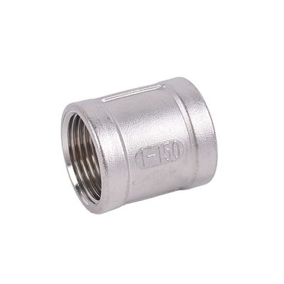 201 304 Stainless Steel Round Head Code NPT Female Socket Pipe Fitting for Plumbing