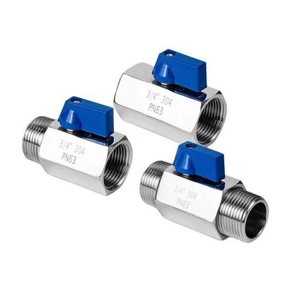 Stainless Steel 301/304/316 Mini Ball Valve Valved Design for Optimal Performance