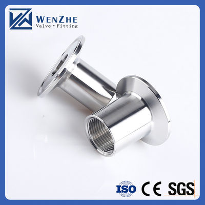 Customized Sanitary Female Threaded Pipe Fitting to 2.5 Inch TRI CLAMP OD 77mm Ferrule