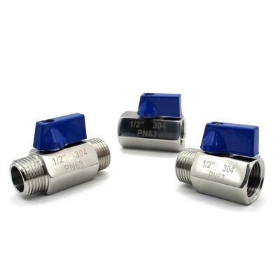 Stainless Steel 301/304/316 Mini Ball Valve Valved Design for Optimal Performance