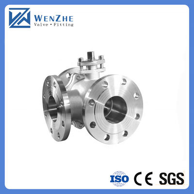 Standard Stainless Steel Ss 304 316 Flange Ball Valve Valved Design Long Service Life