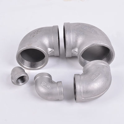 Stainless Steel 201 304 Pipe Fitting 90 Degrees Elbow with Equal Female Connection