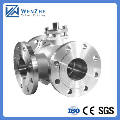 Standard Stainless Steel Ss 304 316 Flange Ball Valve Valved Design Long Service Life